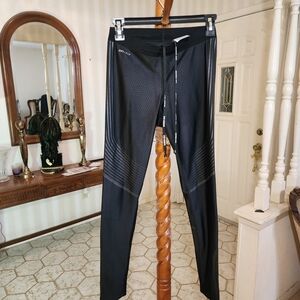 Nike Men's Black Joggers with White Accents